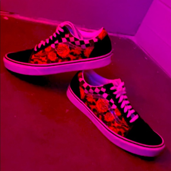 cheetah rose vans
